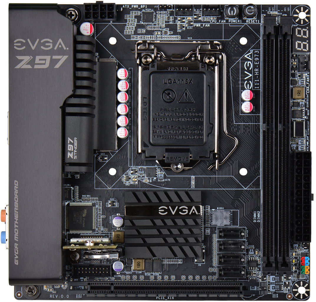 EVGA Z97 Stinger WiFi Motherboard Specifications On MotherboardDB